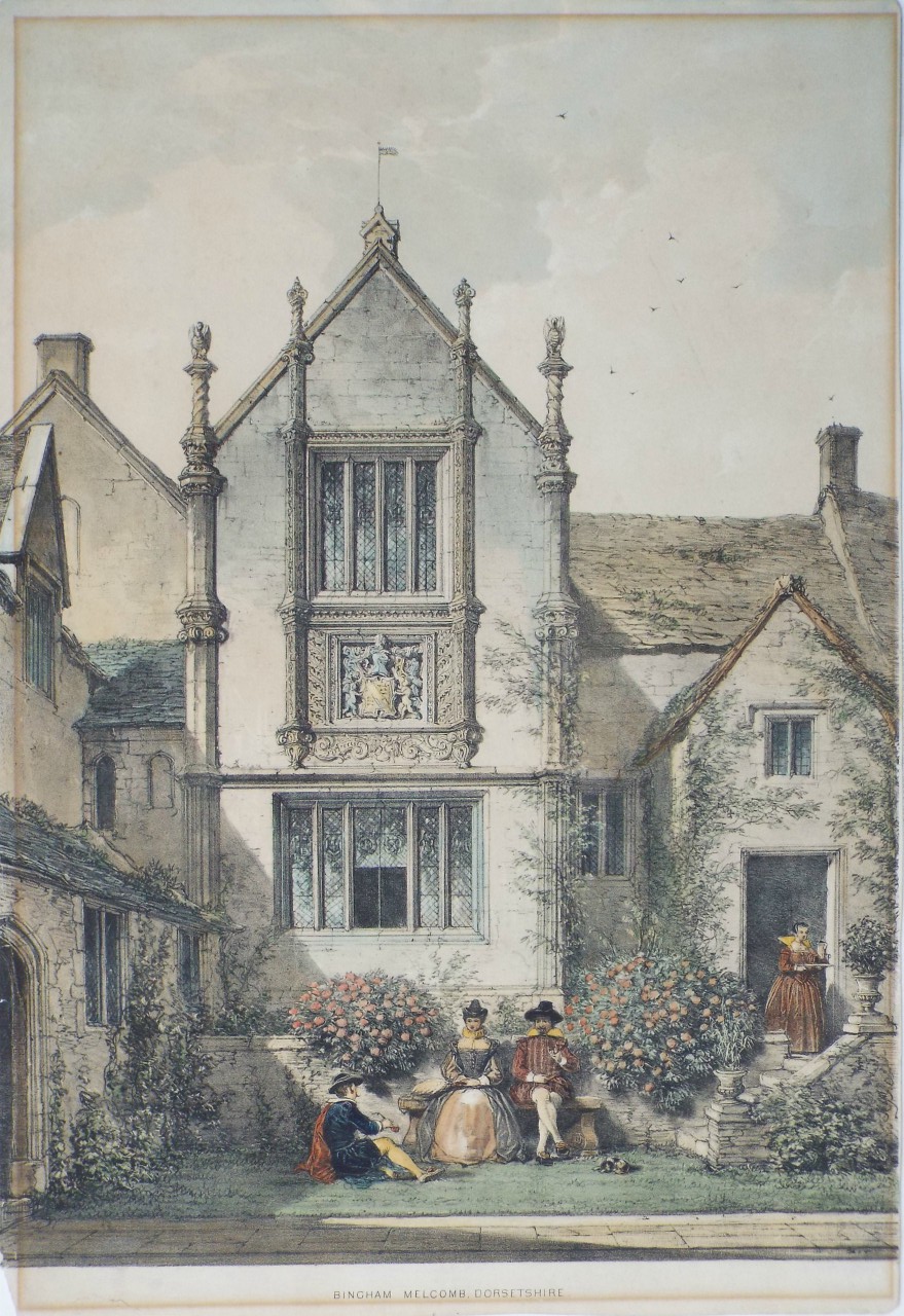 Lithograph - Bingham Melcomb, Dorsetshire.